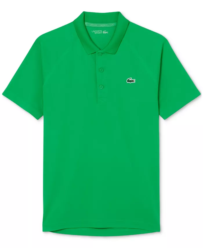 

Мужская дышащая поло-рубашка Interlock с защитой от зацепок Lacoste, зеленый
