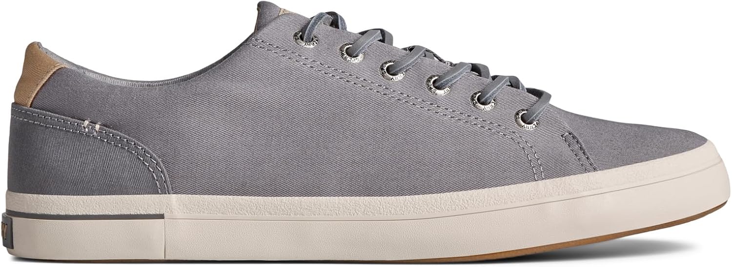 Мужские текстильные кроссовки Sperry SeaCycled Striper II, серый — фото 4