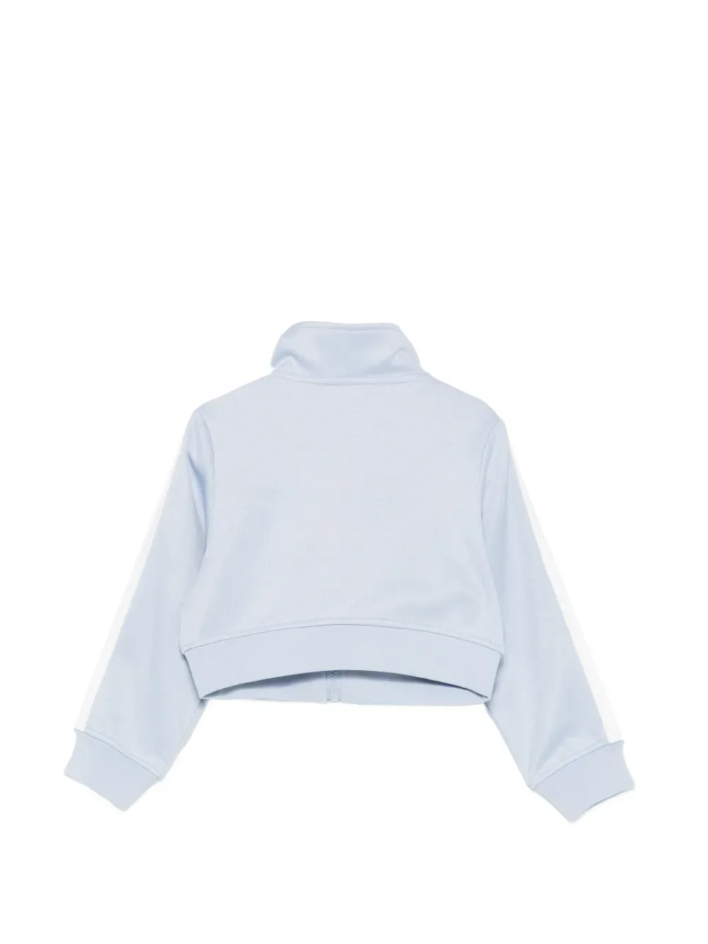 Полосатый свитер на молнии Stella McCartney Kids, синий — фото 2