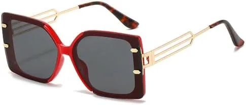 

Новые солнцезащитные очки для женщин 2026 года с небольшим размером лица и защитой от УФ-излучения. Ретро-солнцезащитные очки с большой оправой MTZJH, C6