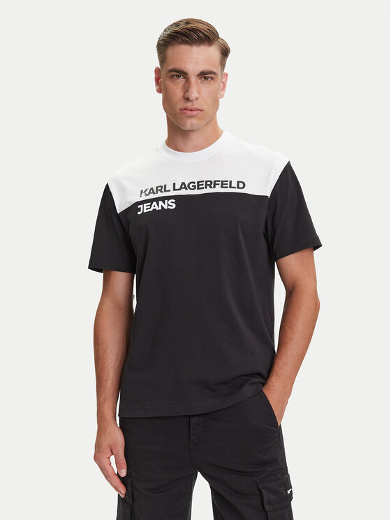 

Футболка regular fit A3M17004 Karl Lagerfeld Jeans, чёрный