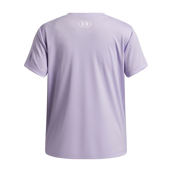 Детская футболка с коротким рукавом tech print fill graphic Under Armour, Light Purple — фото 2