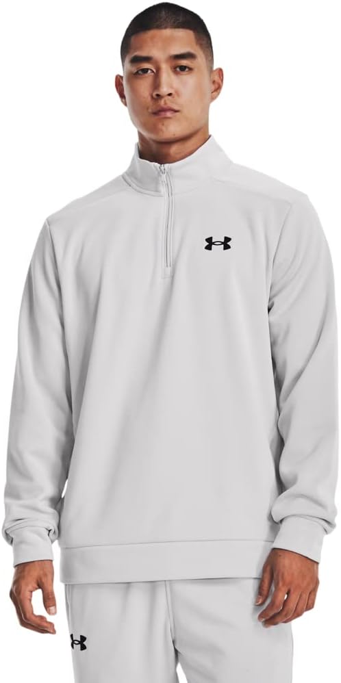 

Under Armour мужская флисовая толстовка Armourfleece 1/4 молния, (014) Halo Gray/Black