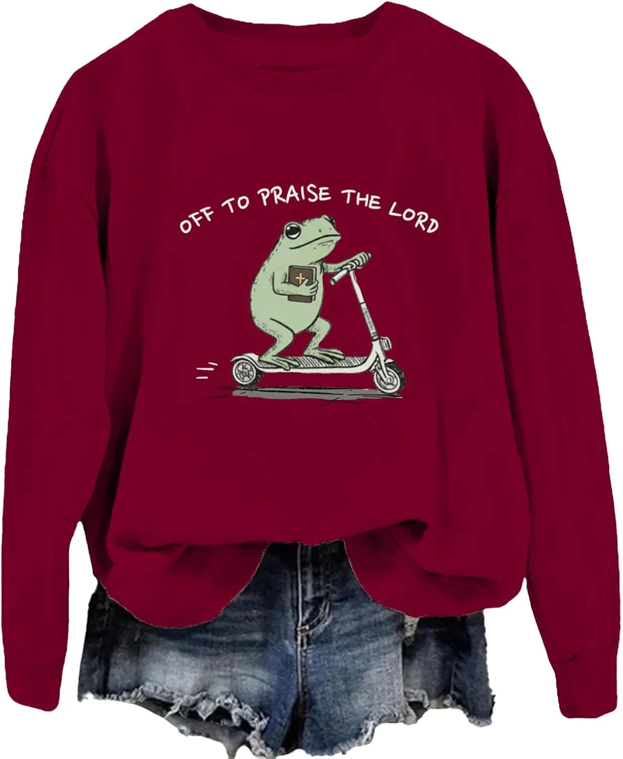 

Толстовка Off To Praise The Lord, забавный христианский худи Czbic