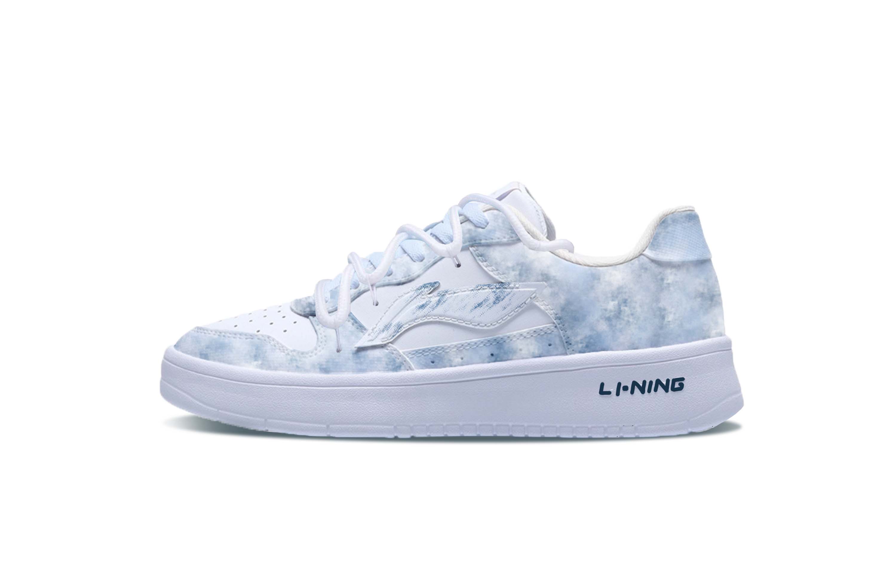 

Li Ning Floating Boat Coverage Cushioning Balance Low top Skateboard Shoes Men's Li-Ning, светло синий