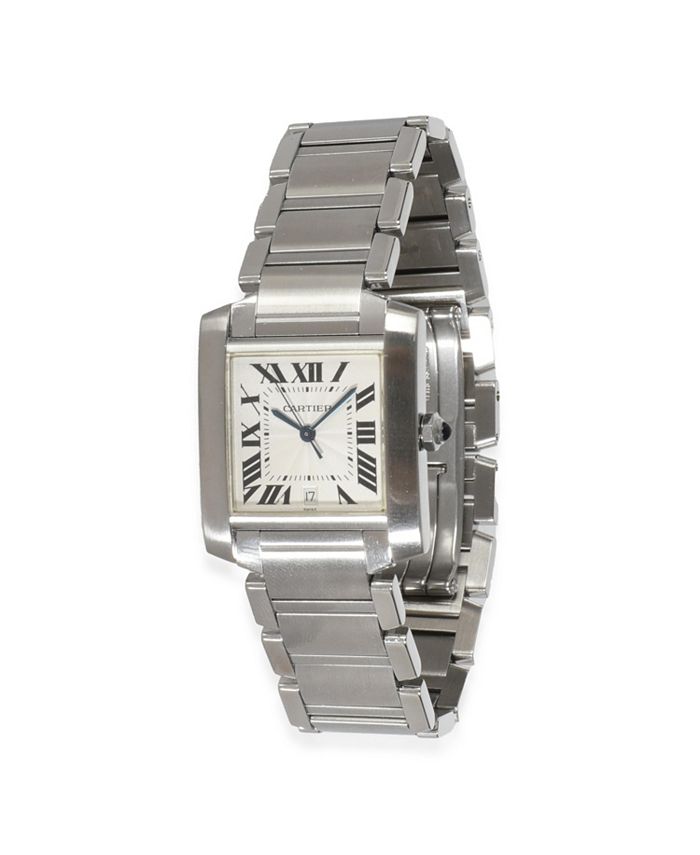 

Часы мужские Pre-Owned Cartier, серебряный