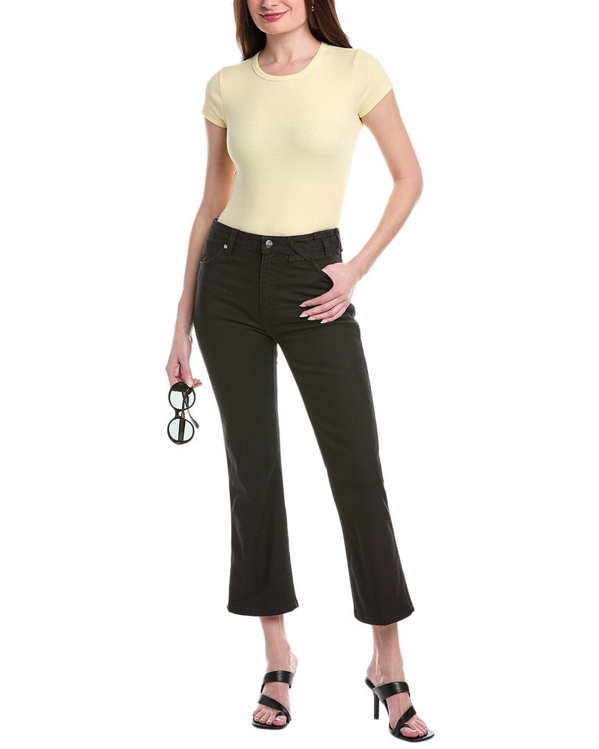 

STAUD x Wrangler Укороченные черные джинсы-клеш