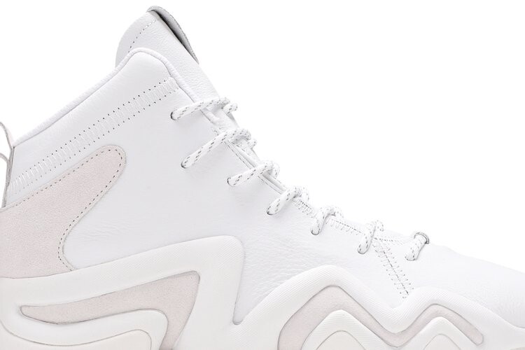 Кроссовки Adidas Crazy 8 ADV 'White', белый — фото 2