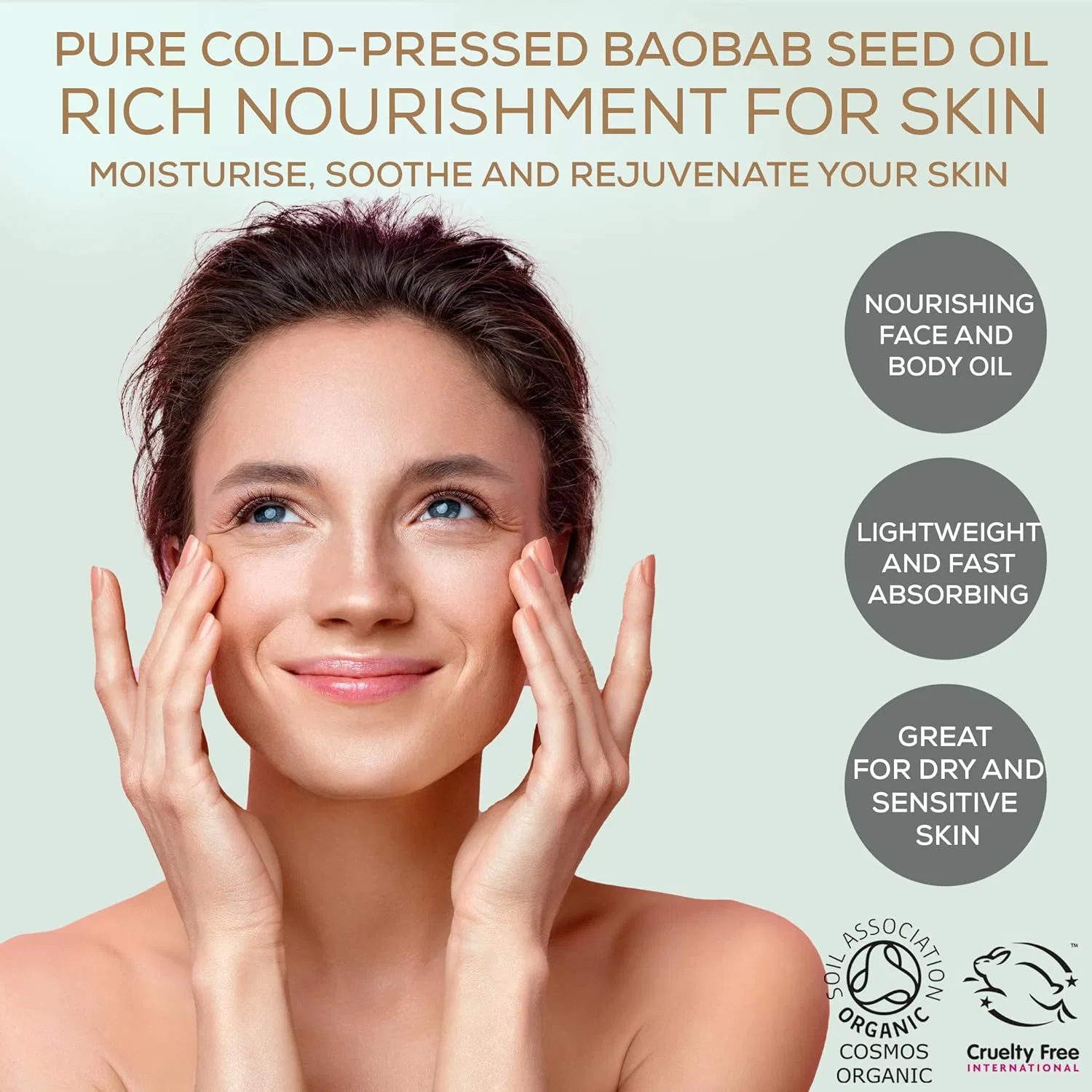 Органическое масло баобаба для кожи, лица, тела и волос Alucia Organics — фото 2