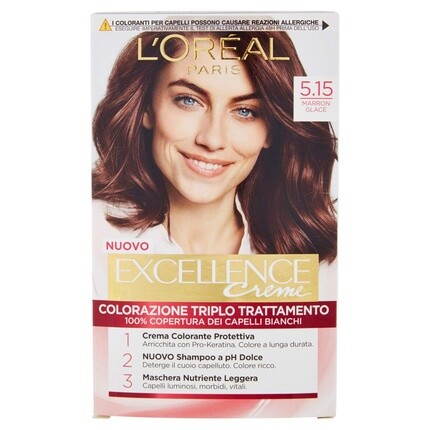 

L'Oreal Creme Color 5.15 Маррон Глясс, Excellence