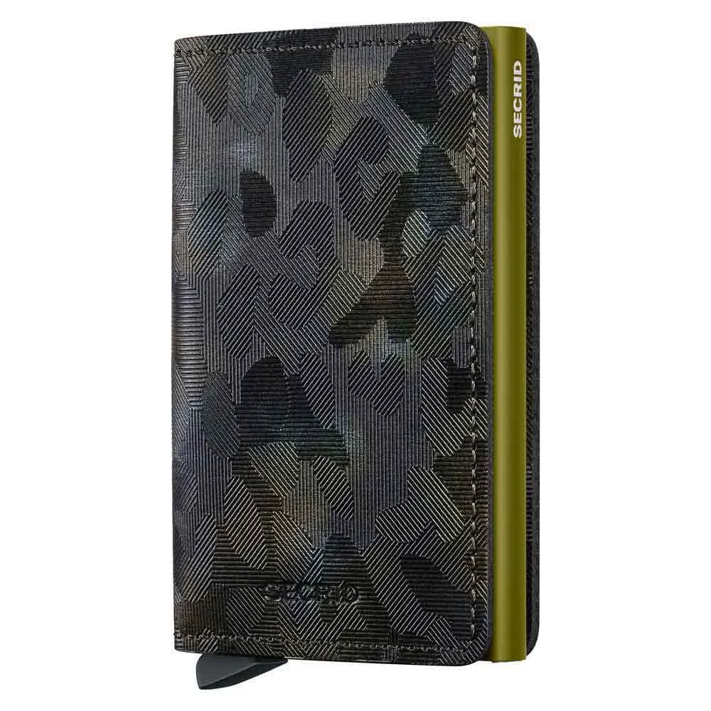 

Кожаный кошелек Secrid Slimwallet Jungle, серый