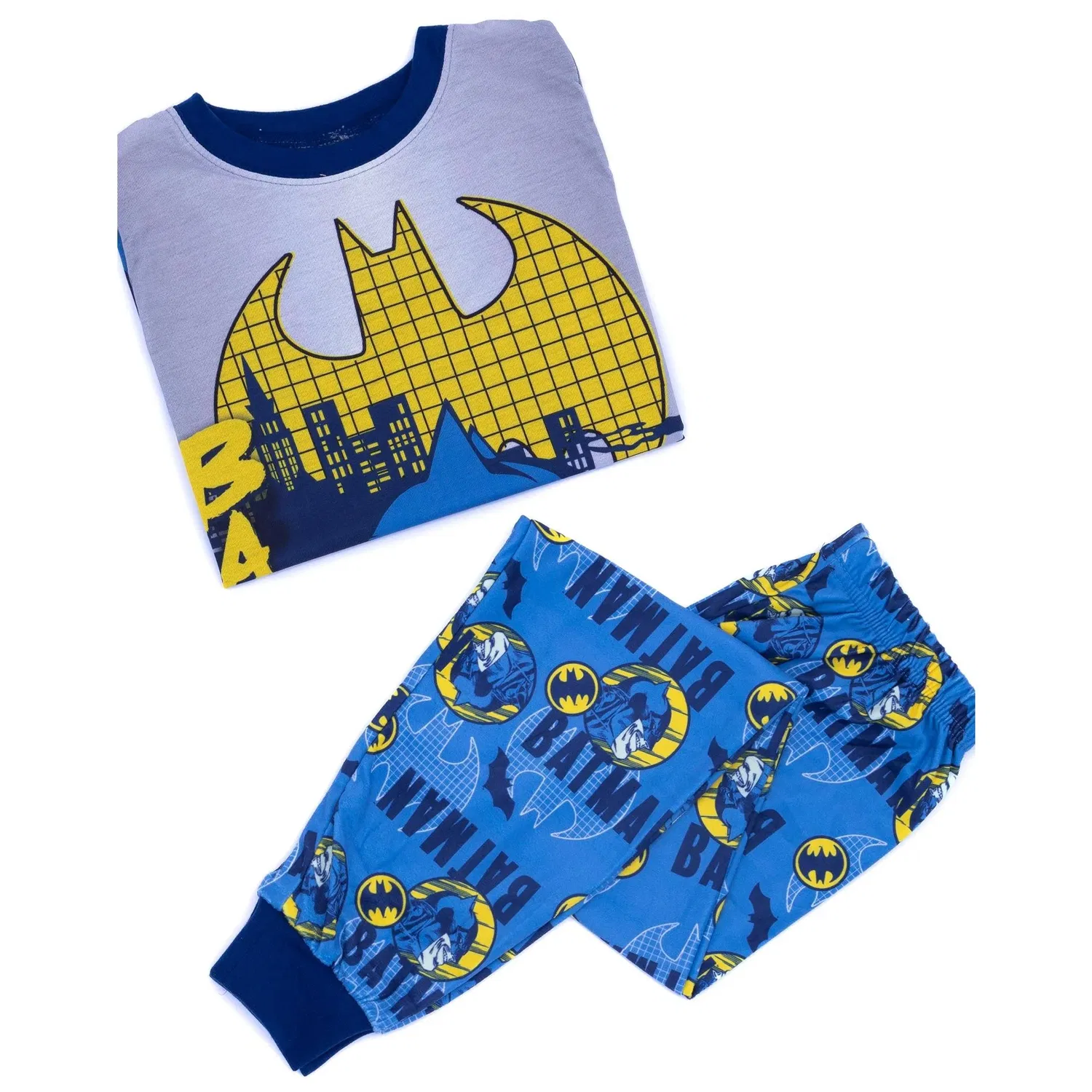 Пижама Batman на мальчика хлопковая DC Comics, серый — фото 4