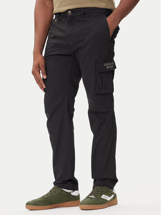 

Брюки из ткани regular fit 252PA1329UCT0244 Aeronautica Militare, чёрный