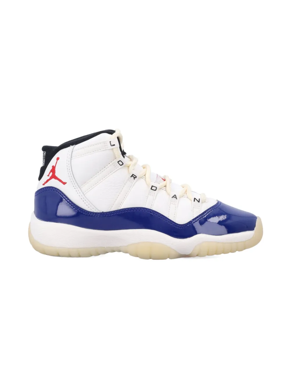 Кожаные кроссовки Air Jordan 11 Retro Nike Kids, белый — фото 2