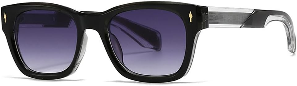 

Женские солнцезащитные очки Rivets с градиентным переходом цвета и защитой от УФ-излучения UV400 для занятий спортом на открытом воздухе, бега и езды на велосипеде generic, Black Gray Gradient