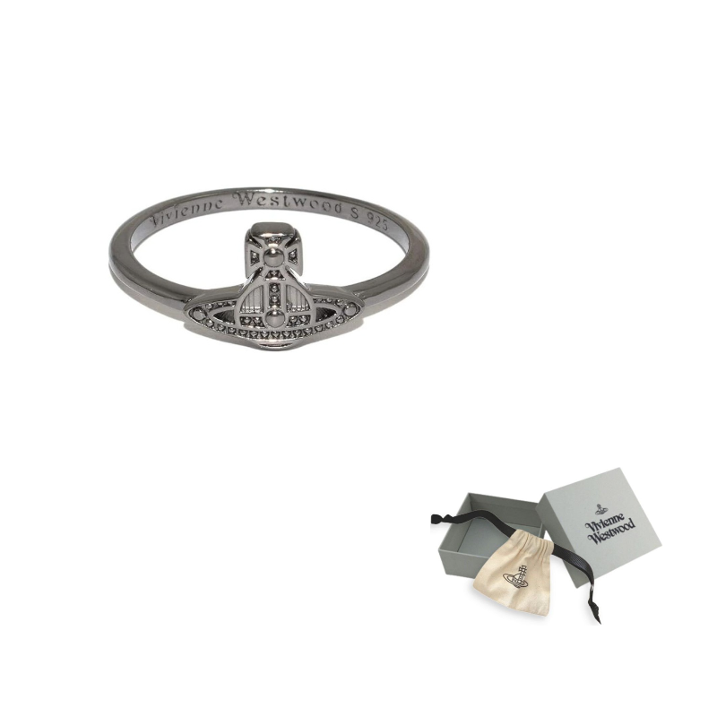 

Vivienne Westwood Серебряные металлические кольца для женщин Silver