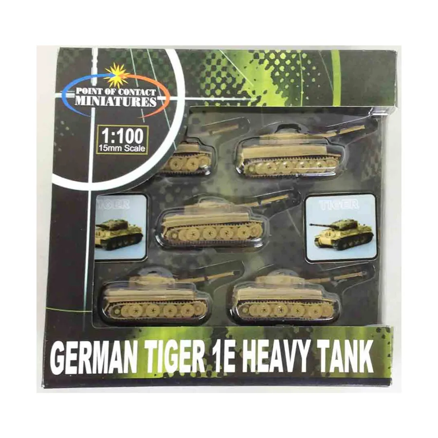 

Немецкий Тигр 1Е-Тан, Point of Contact Miniatures - WWII Vehicles (15mm)