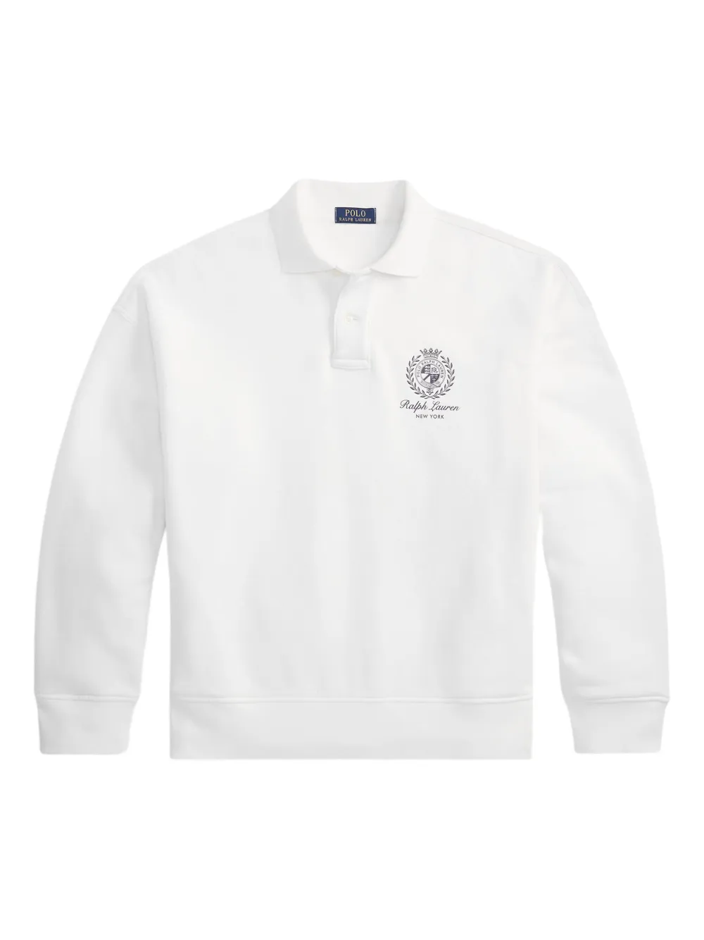 

Рубашка поло с графичным принтом Polo Ralph Lauren, белый