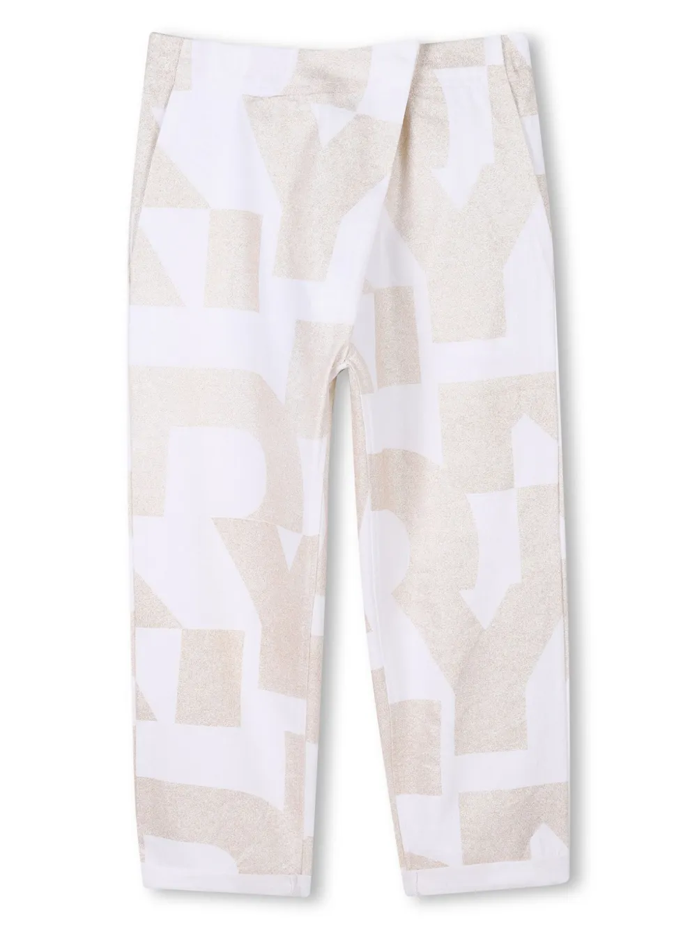 

Брюки с логотипом Dkny Kids, нейтральный