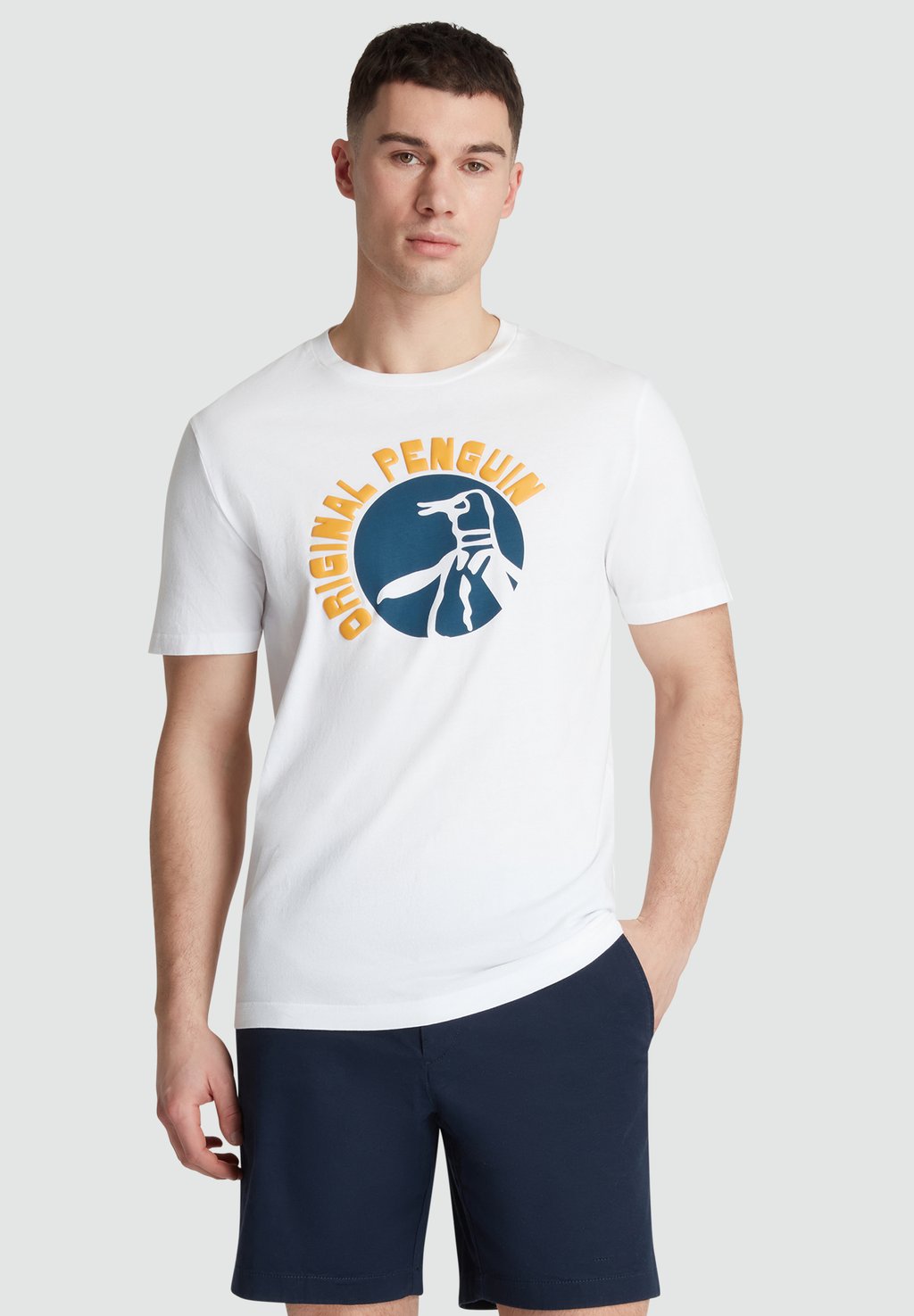 

Футболка с принтом GRAPHIC CIRCLE LOGO PETE Original Penguin, белый