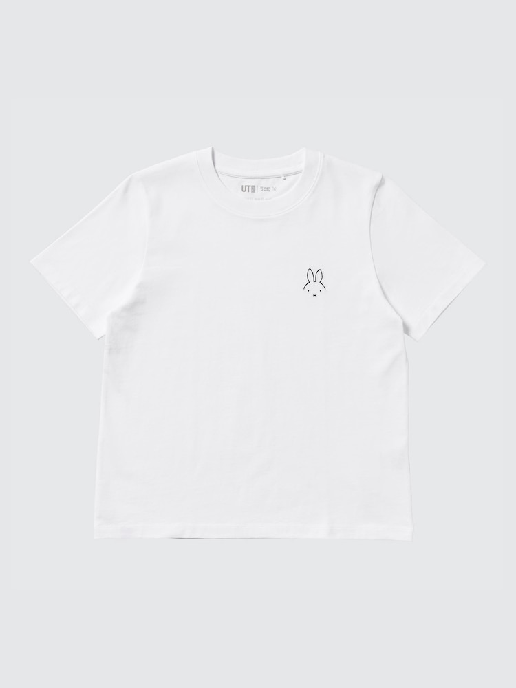 

Футболка с графическим принтом miffy ut Uniqlo, цвет 00 белый