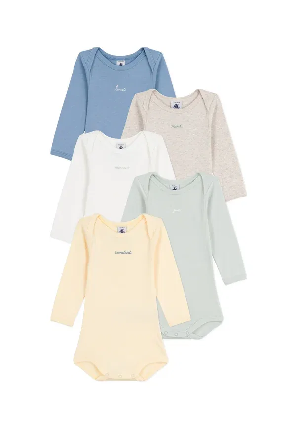 Боди 5-pack Petit Bateau, разноцветный
