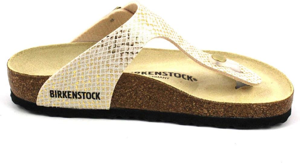 Сандалии Birkenstock Gizeh Essentials EVA унисекс, золотой — фото 4
