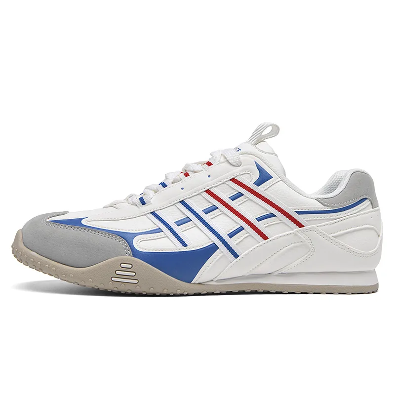 Мужские повседневные кроссовки low top ZHONGGUOHANGTIAN, белый синий (Double Laces) — фото 2