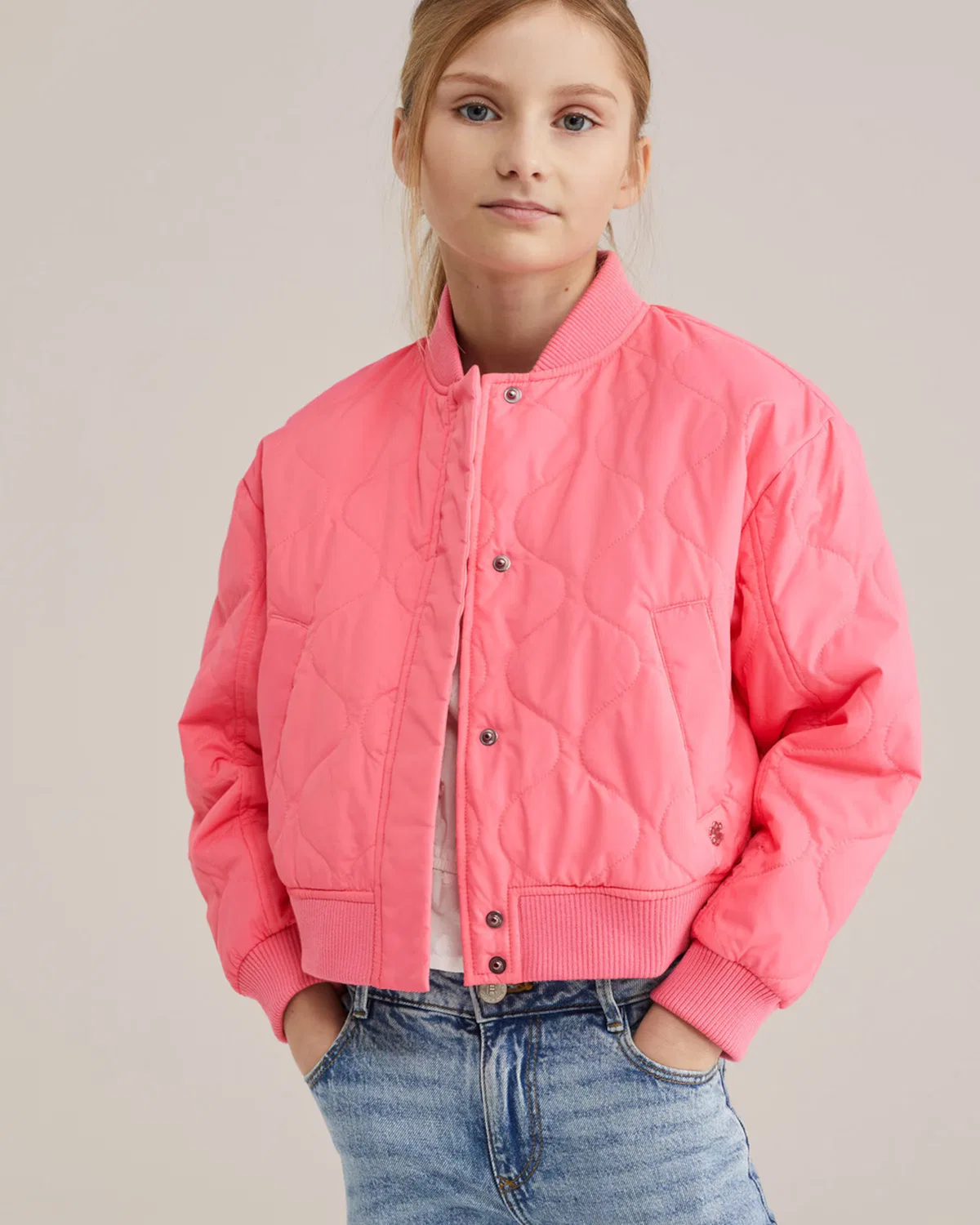 Куртка межсезонья We Fashion, Raspberry — фото 3