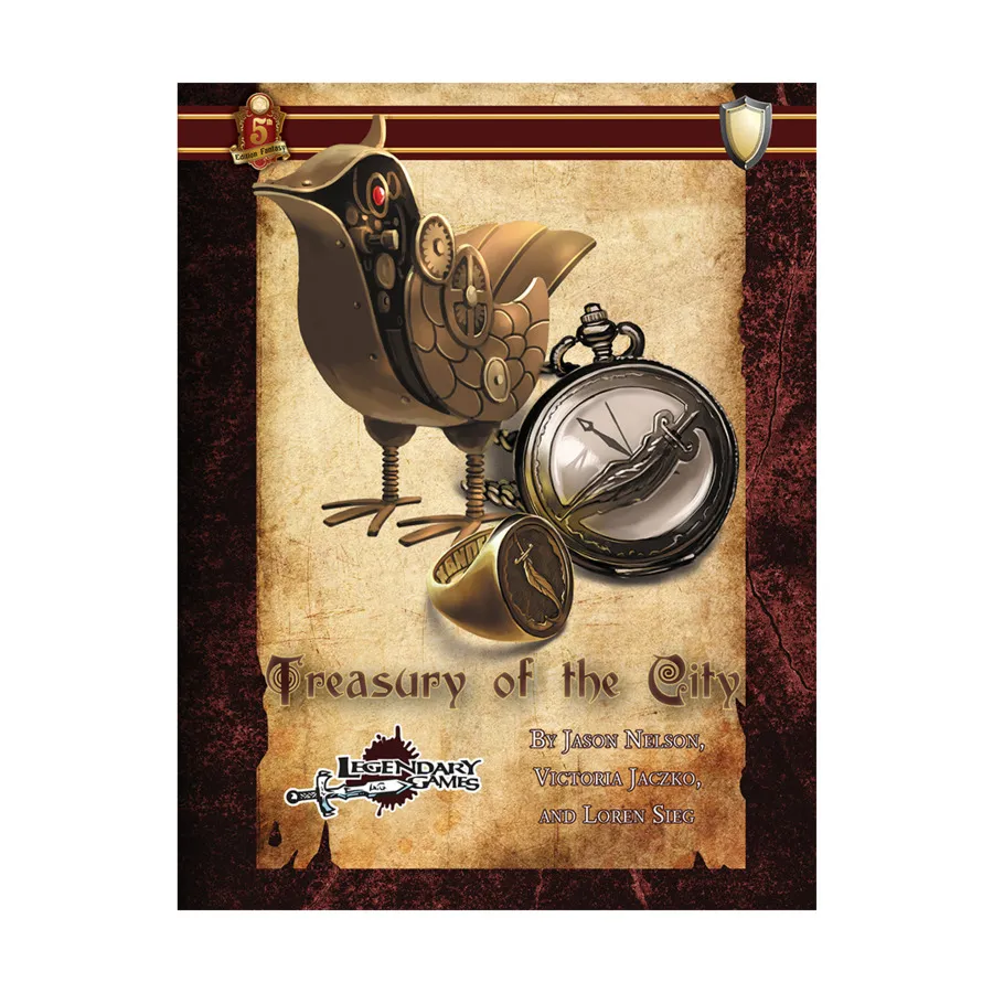 

Treasury of the City, Dungeons & Dragons (5th Edition) - Rulebooks, Sourcebooks & Supplements (Legendary Games), мягкая обложка