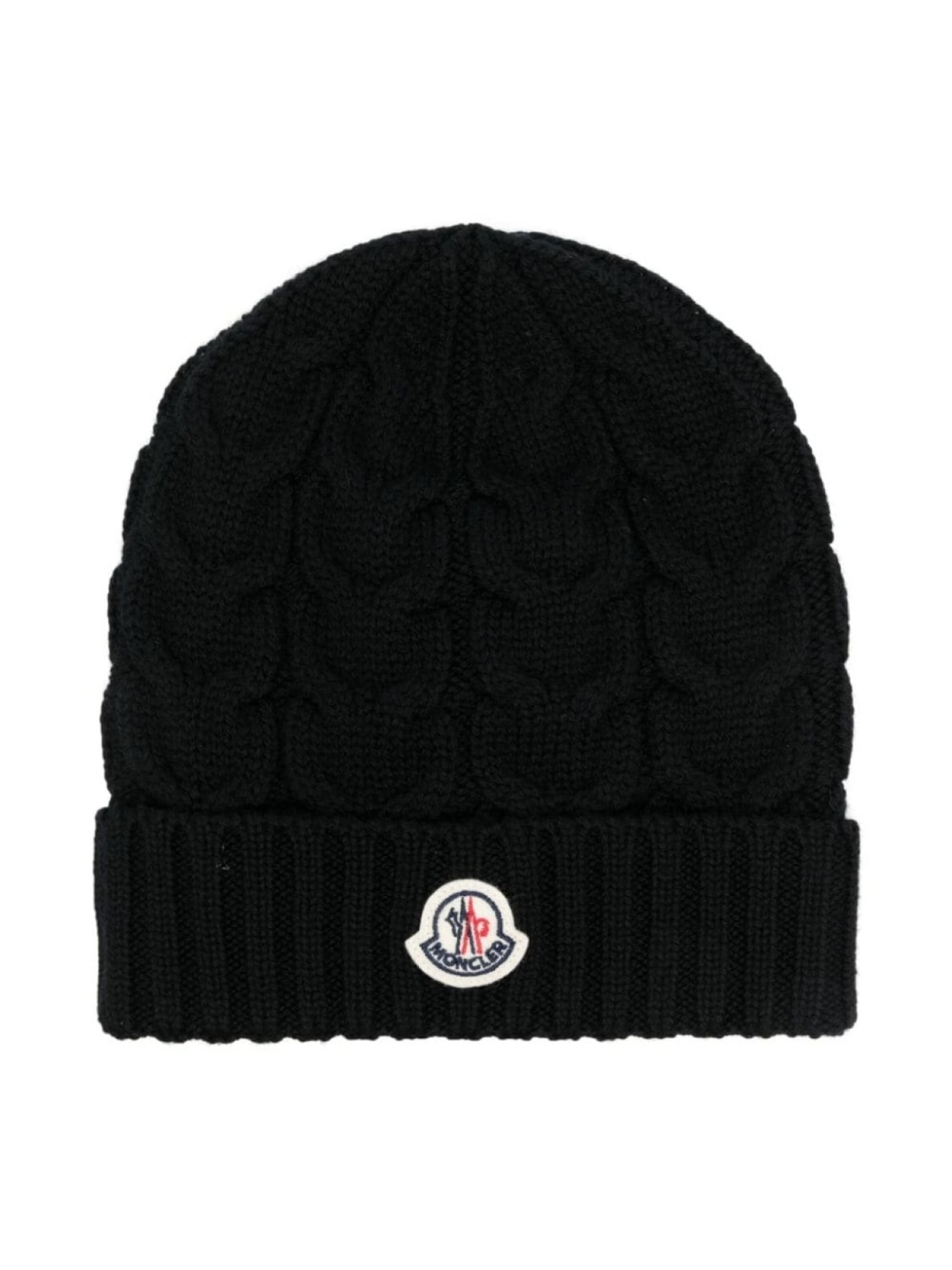 

Moncler Enfant шапка бини с логотипом, черный