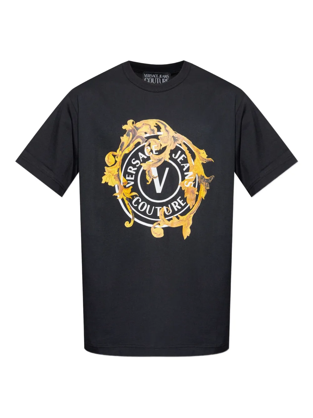 

Футболка с логотипом Versace Jeans Couture, черный