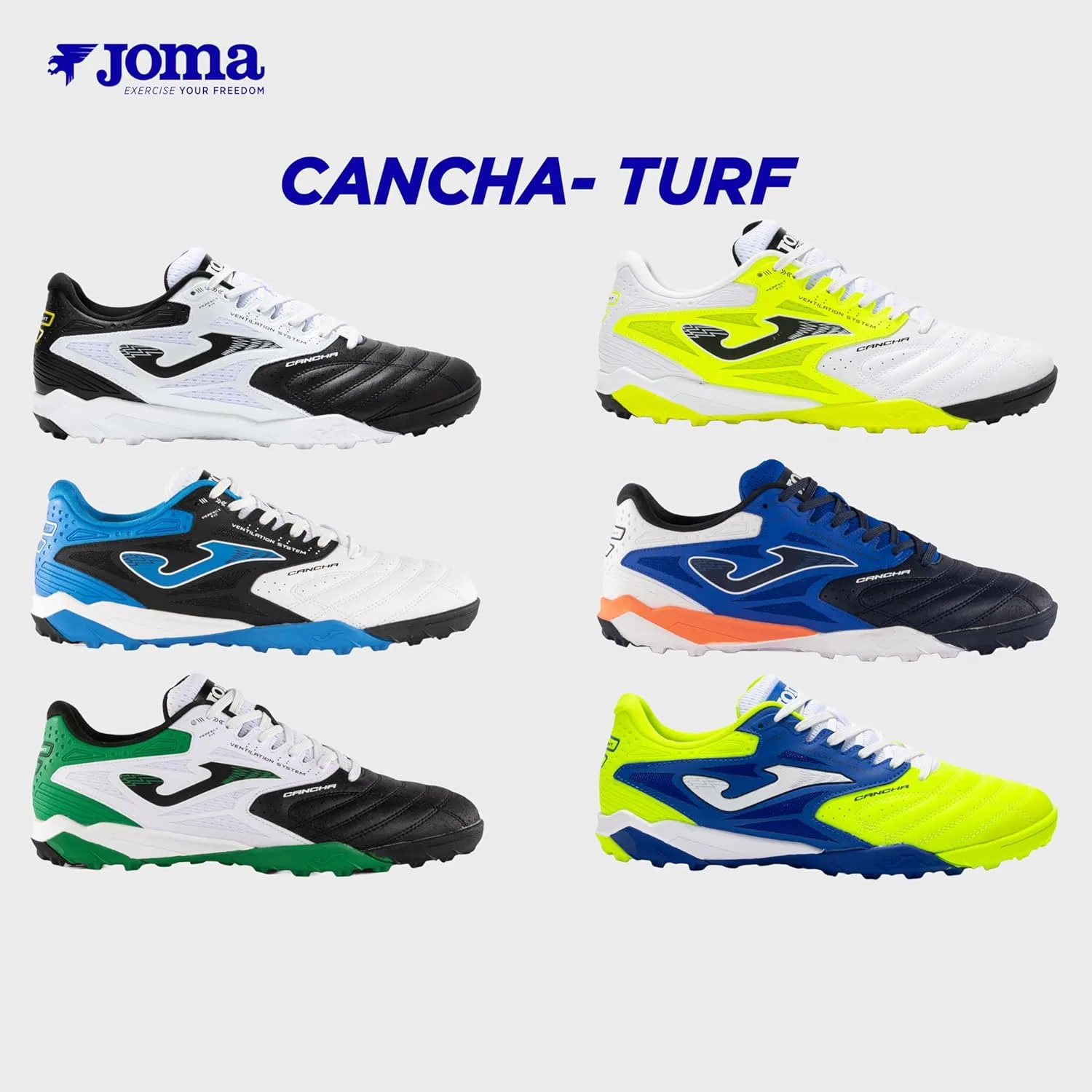 Кроссовки Joma Men's Turf Football, White — фото 4