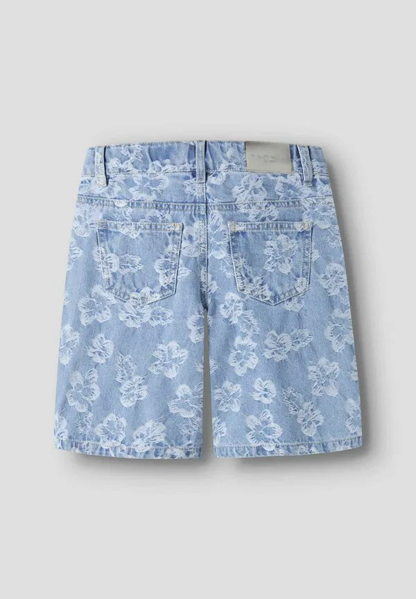 Свободные джинсовые шорты Name It, Light Blue Denim — фото 2