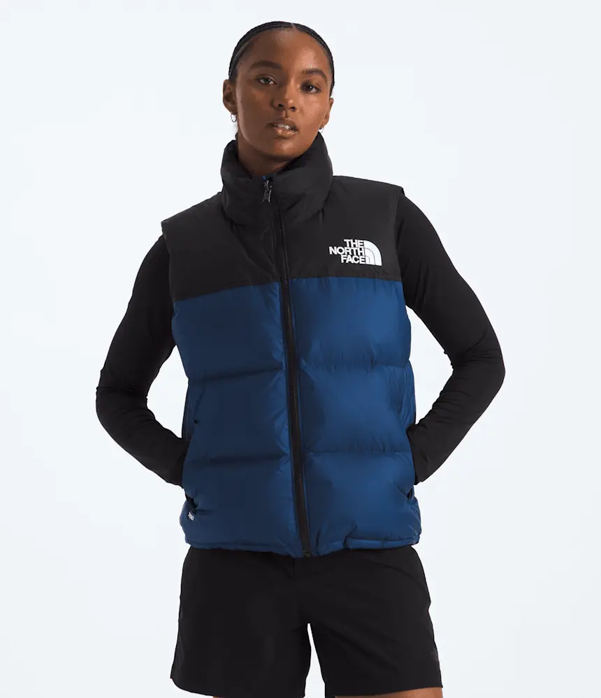 

Женский ретро-жилет Nuptse 1996 года The North Face, Estate Blue/TNF Black