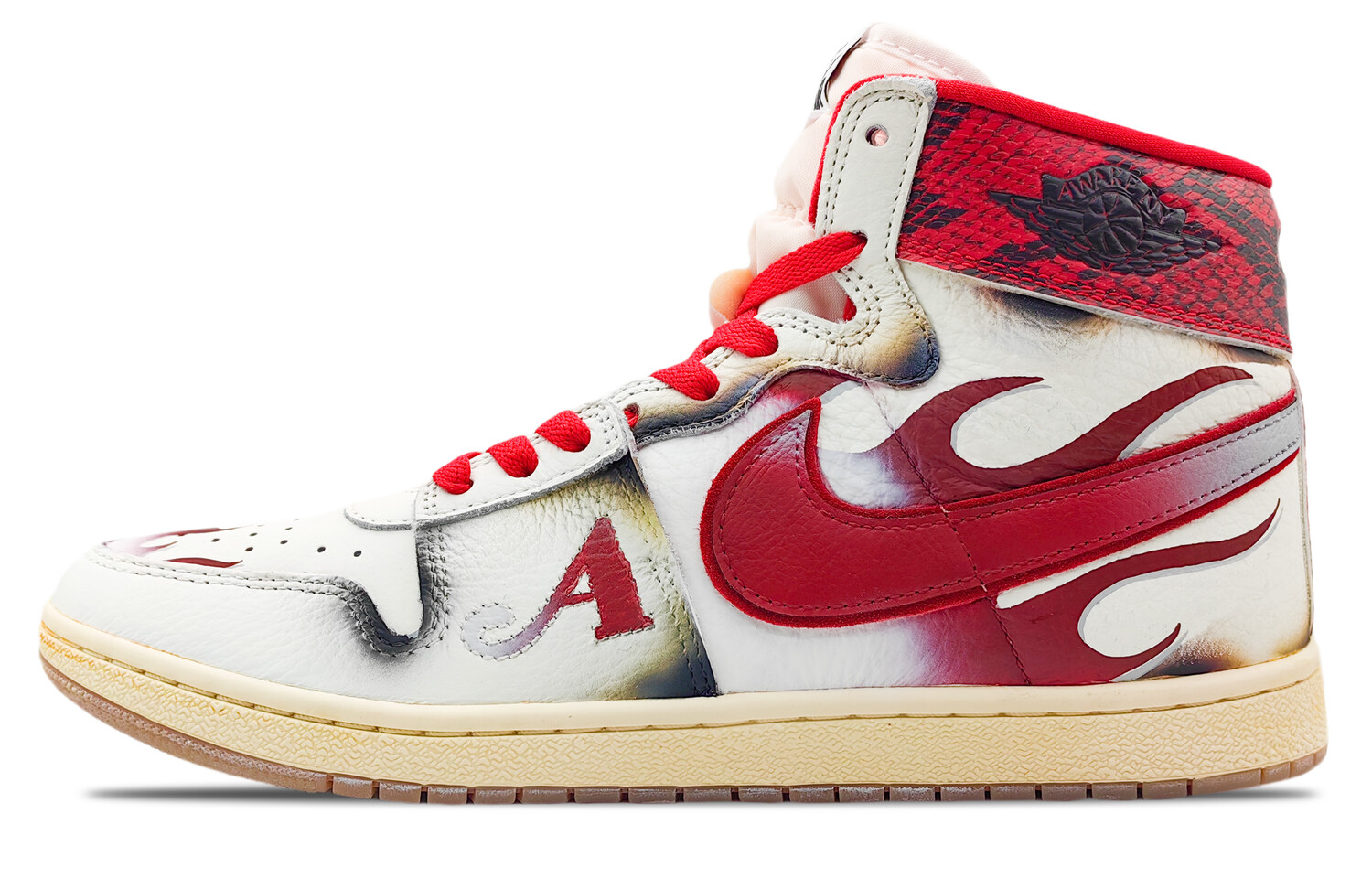 

Кроссовки Awake Ny X Jordan Air Ship Vintage Basketball Shoes Unisex High-top Red/white, белый