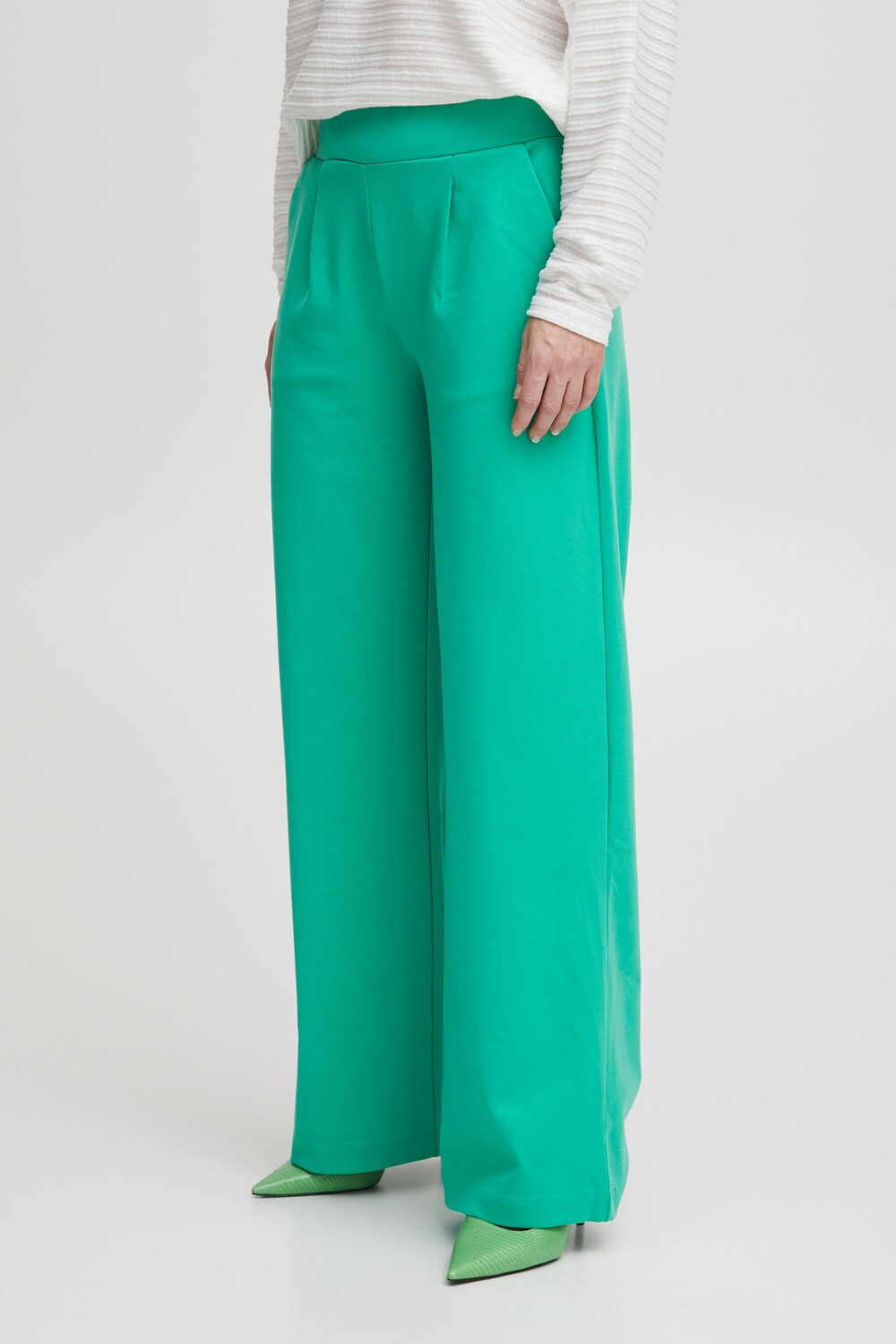 

Брюки b.young Stoffhose BYRIZETTA 2 WIDE PANTS 2 20812847, зеленый