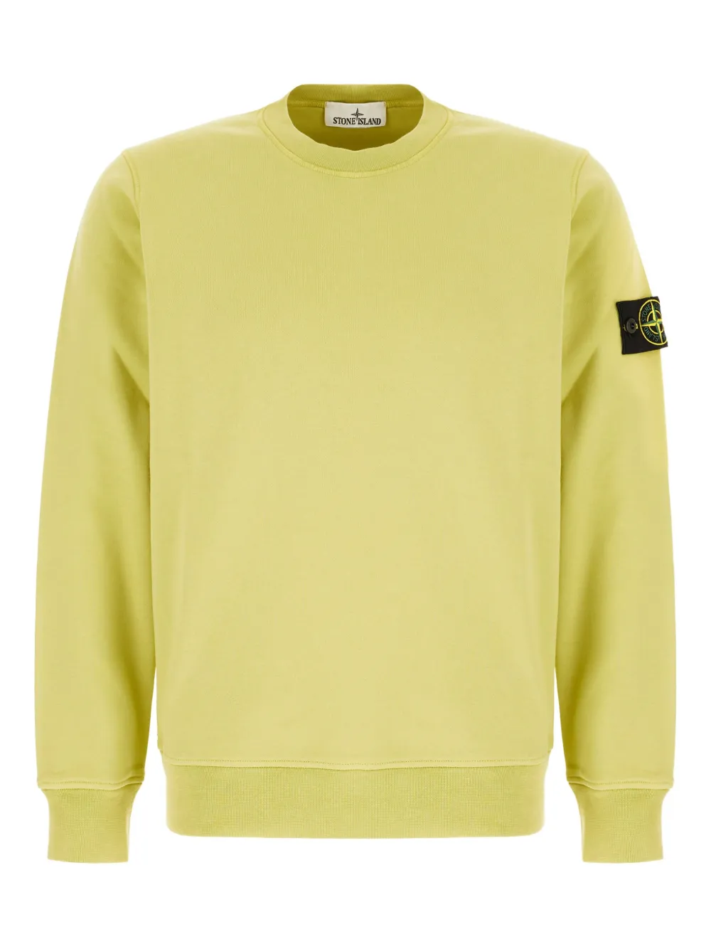 

Хлопковый свитшот с нашивкой-компасом Stone Island, зеленый