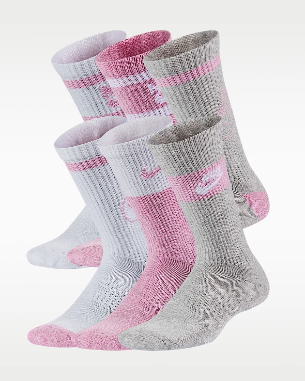 Детские носки Nike Everyday хлопковые с начёсом (6 пар), Multi-Color