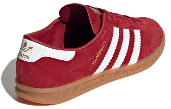 Кроссовки adidas originals Terrace Series Hamburg 'Red White', красный — фото 4