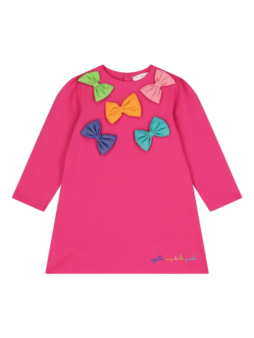 Комплект из платья с бантами и колготок Agatha Ruiz De La Prada, розовый — фото 3