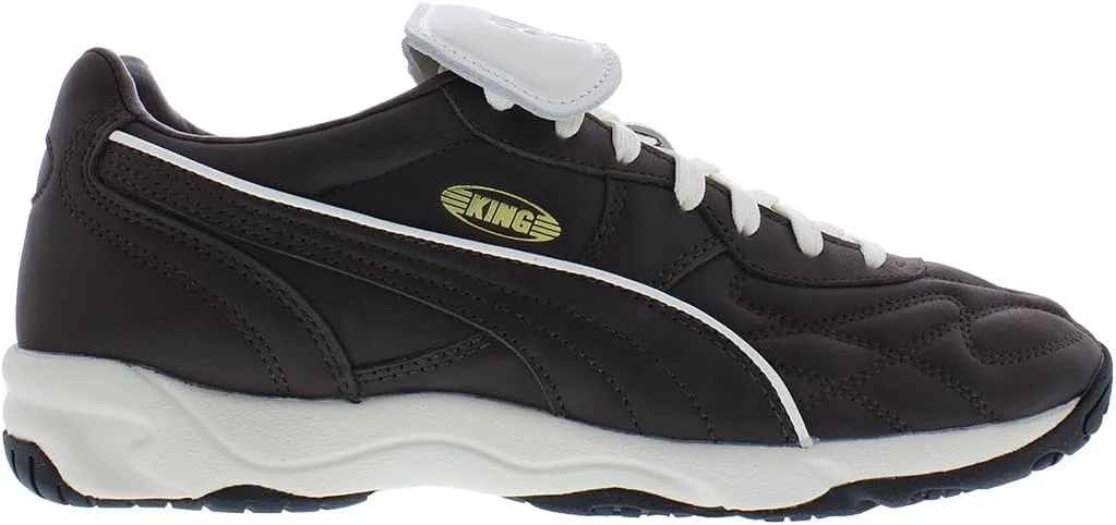 Мужские кроссовки Puma King для игры в помещении, белый/коричневый/шоколадный