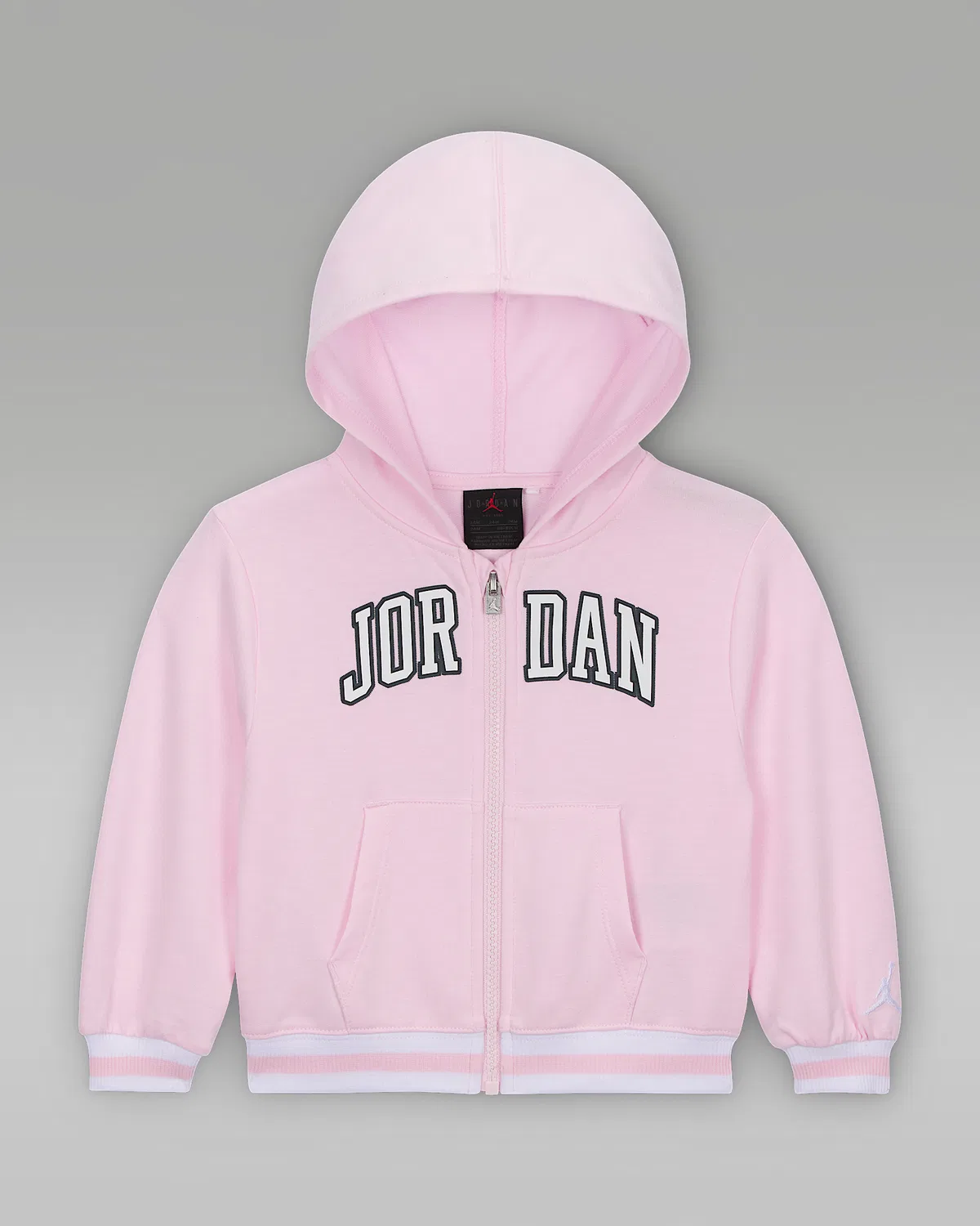 Детский (6-12M) 23 Jersey 2-Piece Full-Zip Hoodie Set Jordan, Pink — фото 4