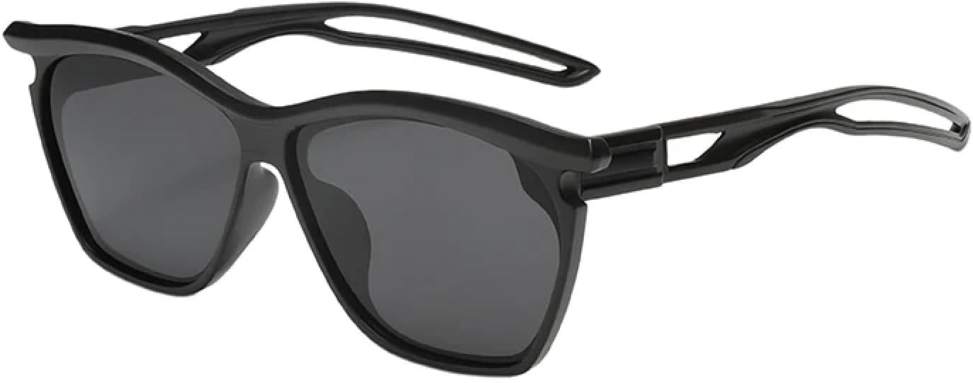 

Стильные солнцезащитные очки для мужчин, модная форма, вырез на дужках, женские солнцезащитные очки для путешествий, езды на велосипеде и активного отдыха TKKTLLT, Yt7773-c1