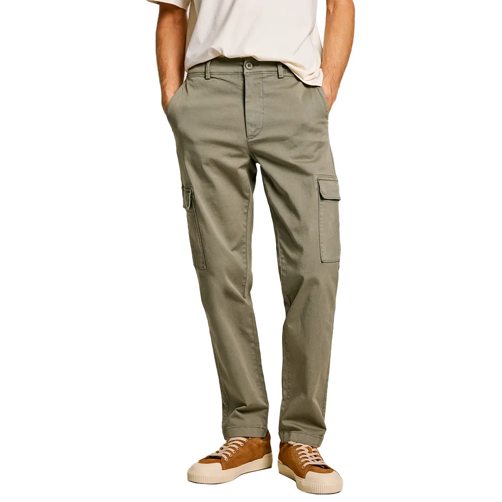 

Брюки карго Pepe Jeans Slim Twill, зеленый