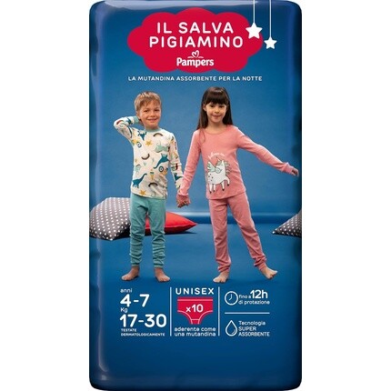 

Подгузники 4-7 лет, размер S/M, 10 подгузников Pampers