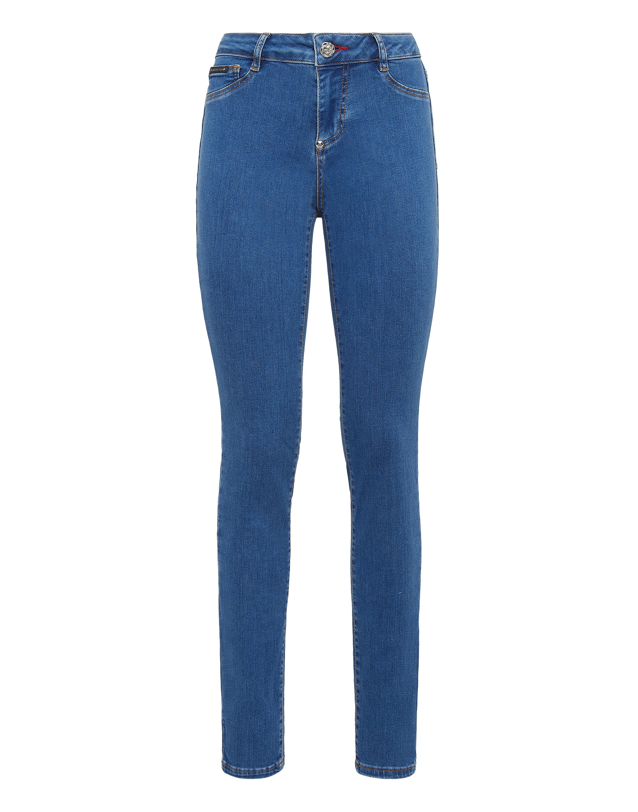 

Джинсовые джеггинсы PHILIPP PLEIN, цвет quiet medium