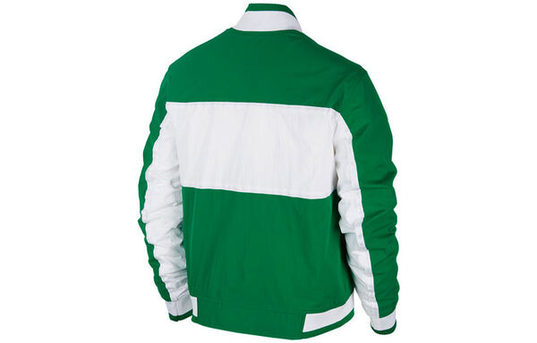 Куртка Nike NBA Boston Celtics Basketball Colorblock Sports Cardigan Jacket Green, зеленый — фото 2