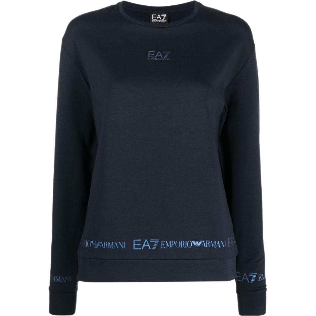 

EA7 SS23 Толстовка женская темно-синяя EMPORIO ARMANI