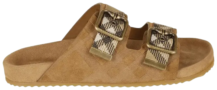 Женские сандалии Burberry Urchin из джута, коричневый